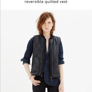 Madewell Puffer Vest with wool lining